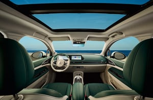 GWM ORA 03 Interieur Design in Two-Tone Green/Grey