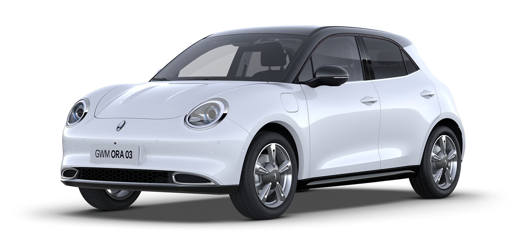 GWM ORA 03 Two-Tone Pro+ Moonlight White mit Dach in Starry Black