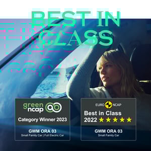 GWM ORA 03 5 Sterne beim Green und Euro NCAP