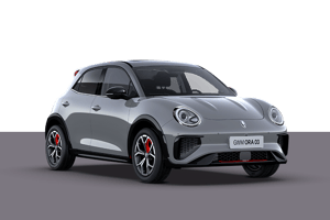 GWM ORA 03 GT SUPER SALE Angebot in Meteorite Grey mit roten GT Farbakzenten auf Grau